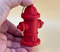 Modèle 3D de poteau d'incendie créatif en PLA, jouet de simulation d'impression 3D, personnalisable, achat en gros, haute précision