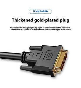Yimaite ปรับแต่ง HDTV เป็น VGA สายเดียวสำหรับรถยนต์คอมพิวเตอร์เครื่องเล่นดีวีดี (24-30AWG แจ็กเก็ต PVC ชาย-ชาย) - Product Image 2
