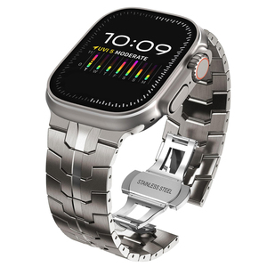 Bracelet de montre en acier inoxydable à motif Iron Man pour <span class=keywords><strong>Apple</strong></span> <span class=keywords><strong>Watch</strong></span> Series 10/9/8/Ultra (42-49mm) - Product Image 1