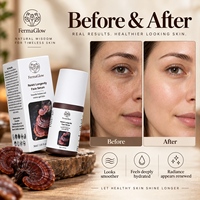 Sérum Visage Anti-Âge au Ganoderma Fermenté, Bakuchiol et Rétinol pour Atténuer les Rides et les Ridules