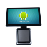 POS-система Android/Windows с термопринтером 58/80 мм, емкостным сенсорным экраном (одно/два экрана), разрешением 1920x1080, гарантия 1 год