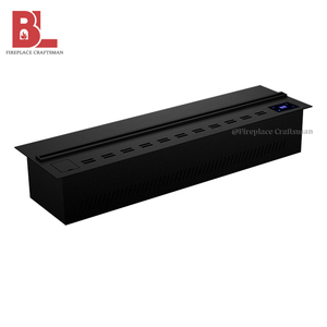 <span class=keywords><strong>Cheminée</strong></span> <span class=keywords><strong>électrique</strong></span> linéaire intégrée de luxe réaliste à vapeur d'eau 3D, insert monobloc, 100, <span class=keywords><strong>120</strong></span>, 150, 180 <span class=keywords><strong>cm</strong></span>, acceptant la personnalisation ODM - Product Image 1