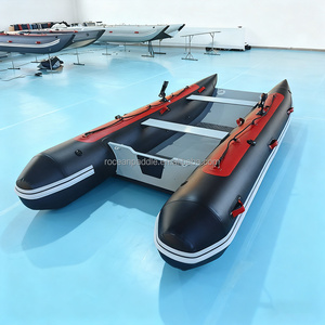 Catamaran gonflable à prix direct usine, 330-430 cm, avec plancher pneumatique, pliable, mini bateau pour la pêche et la plongée - Product Image 3