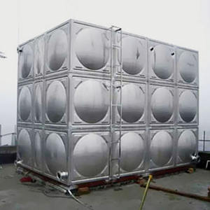 Réservoir de stockage d'eau en acier inoxydable 304 de 1000L à 100000 litres, pour eau potable froide à domicile, garantie de plus de 5 ans, productivité de 50000L/heure - Product Image 2