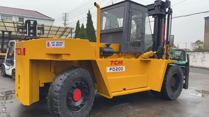 Montacargas Diésel TCM FD160 FD150 Usado de Servicio Pesado, Capacidad de 16 Toneladas, Origen Japón, Mástil de Una/Tres Etapas para Almacén Industrial - Product Image 3