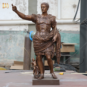 Estatua de Augusto César de Bronce a Tamaño Real, Estatua Decorativa Romana Antigua de Augusto para Adorno de Exterior de Villa - Product Image 3