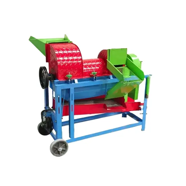 Corn, Soybean, Millet and Sorghum Rice Wheat Maize Bean Paddy Multifunctional Stripping Shellers Thresher