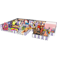 Aoleao Maßgefertigter Retro-Themen-Indoor-Spielplatz mit Bällebad, Rutsche, Klettergerüst und Trampolin für Kinder, Softplay, CE- und TÜV-zertifiziert