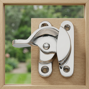Loquet de porte moderne en laiton durable et alliage de zinc, installation par vis, conception robuste pour usage intérieur - Product Image 3