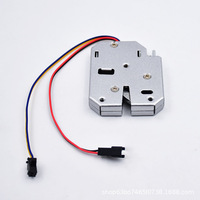 Mini-serrure électrique à solénoïde en fer DC 12V 2A avec réponse en 0,1 seconde pour casier de stockage de supermarché