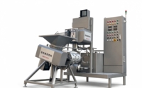 Machine automatique de formage et d'étirement de boulettes de mozzarella Bocconcini, machine de production de boulettes de fromage