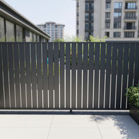 Designs de balustrades de balcon modernes en aluminium sur mesure, résistantes à la rouille, avec revêtement en poudre, pour escaliers et terrasses de jardin.