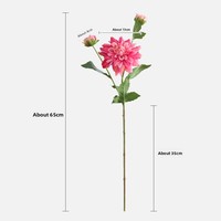 Bunga Dahlia Sutra Buatan untuk Dekorasi Ruang Tamu, Restoran, dan Pernikahan