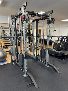 Macchina Smith SK in Acciaio Inossidabile con Pesi <span class=keywords><strong>da</strong></span> 200 kg, Attrezzatura Universale <span class=keywords><strong>per</strong></span> Palestra Domestica <span class=keywords><strong>per</strong></span> <span class=keywords><strong>Esercizi</strong></span> di Fitness Completi - Product Image 2