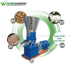 Weiwei machine factory price pet dog food machine floating fish feed pellet extruder extrusion machine