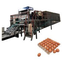 Máquina de Moldeo de Pulpa para Bandejas de Huevos y Papel de Alta Velocidad, 1000-7000 piezas/hora, 220V/380V