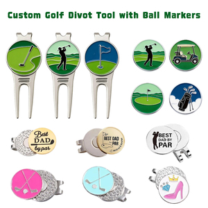 Set di Accessori da Golf Personalizzati con Riparatore Divot, Marcatore Magnetico e Clip per Cappello - Souvenir per Tornei e Festa del Papà - Product Image 5