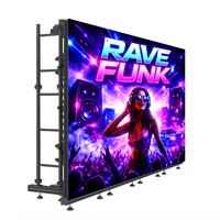 Écran LED Amovible pour Mur Vidéo Personnalisé, Installation Facile, P2 P2.6 P2.9 P3.91 P4, pour Événements Intérieurs et Extérieurs, Location, Scène Mobile