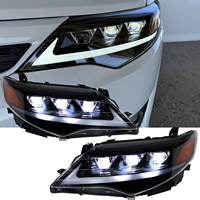 Conjunto de Faros Delanteros LED Modificados para Toyota Camry 2012-2014 XV50, Repuesto de Faros Delanteros para Automóvil, Suministro de Fábrica de Autopartes