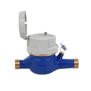 มิเตอร์น้ำแบบดิจิตอลแม่เหล็กสีบรอนซ์ รุ่น Multi Jet Dry Dial Magnetic Bronze Water Meter 16 บาร์ 3/4 นิ้ว R160 - Product Image 3
