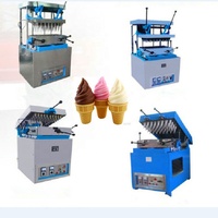 Nouvelles machines à cornets de glace en acier inoxydable, machines à cornets roulés, machines à cornets de sucre, machines à cornets de pizza, prix d'usine