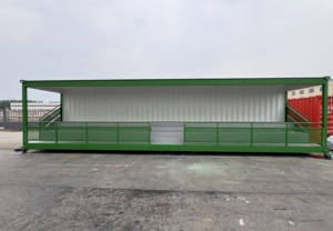 Structure de gradins sportifs en conteneurs de 40 pieds avec toit solide et fond de conteneur de 40 pieds x 20 pieds pour événements sportifs de club - Product Image 5