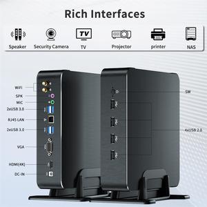 Nhà Máy bán hàng trực tiếp mini chơi game PC I9 11900H Mini PC Intel I9 16GB RAM 1TB SSD windows11pro kép + VGA cho Barebone máy tính - Product Image 5