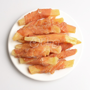 Fábrica OEM de pollo y patata dulce para perros, golosinas para mascotas, distribuidor de entrenamiento para perros importador, golosinas para perros al por mayor, Etiqueta Privada - Product Image 6