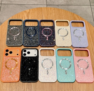 Custodia Magnetica Lusso Glitter Diamantato Antiurto per <span class=keywords><strong>Apple</strong></span> <span class=keywords><strong>iPhone</strong></span> 17AIR 16plus 15plus 14 13 <span class=keywords><strong>12</strong></span> 11 - Product Image 1