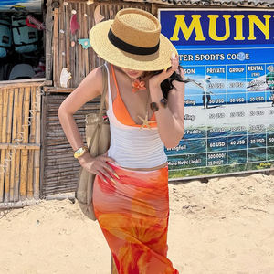 Top Camisero Sexy de Color Sólido Estilo Urbano para Mujer, Ligero, Ajustado, Sin Mangas - Product Image 6