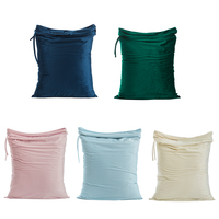 Sacs à cordon en gros, sacs cadeaux de Noël par sublimation, grands sacs de Père Noël en velours