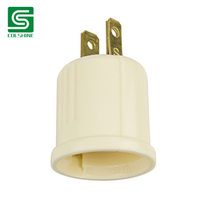 Adattatore da E26 a Spina a Due Poli, Convertitore Polarizzato in Bachelite con Vite per Presa Lampada, Accesso Rapido alla Corrente - Product Image 3