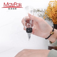Bouteille en plastique transparente en PET, contenant avec livraison gratuite, avec colle burker, 5OZ 1, 2, 3, 4, 5OZ, 6, 8, 9, 10OZ, 16OZ
