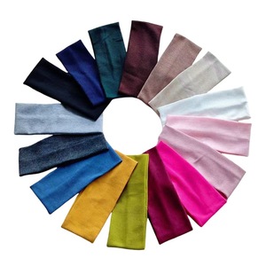 NYY Promoção: Faixas de Cabelo Elásticas de Malha em 15 Cores Sólidas, Turbante Esportivo de Borda Larga para Mulheres, Acessórios de Cabelo Confortáveis para Yoga - Product Image 5