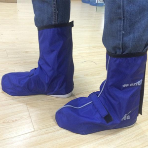 Couvre-chaussures réglable OEM ODM personnalisé en usine Couvre-chaussures antidérapant imperméable à la poussière avec crochet et boucle et corde élastique - Product Image 1
