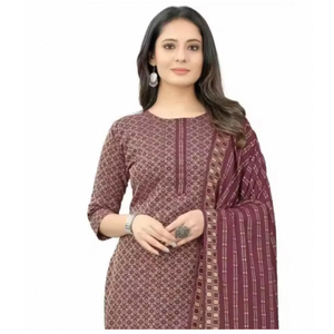 Conjunto de Kurta de Algodón al por Mayor con Dupatta, Diseño Estampado, Ropa Étnica para Mujer, Estilo Casual y para Fiestas, Proveedor - Product Image 1
