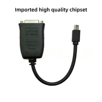 Adaptador DFX Active Mini DP a DVI 4K 60Hz Macho a Hembra con Cubierta de PVC Blindada Compatible con MacBook, Surface, Laptop y Monitor