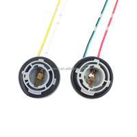 Adaptateur de douille de lampe de voiture 1156 1157 S25 BAY15D, faisceau de câblage, connecteur