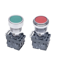 Interrupteur à bouton-poussoir en acier inoxydable et en aluminium ATEX 10A Max. Protection anti-explosion IP66 450V AC actuelle