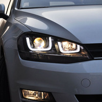 Feux avant LED dynamiques KGKB pour VW Golf 7 MK7 2013-2017 – Amélioration et style haut de gamme
