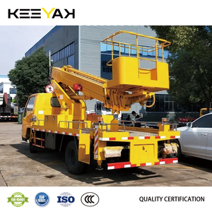 JMC 4x2 Camión aéreo 23m Camión de cubo Plataforma de trabajo aéreo Elevador hidráulico Boom Camión de operación a gran altitud Mejor precio - Product Image 5