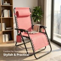 Nouvelle Chaise de Plage Inclinable en Acier Inoxydable, Résistante aux UV, Compacte, Pliable, Portable, Zéro Gravité, avec Sac de Rangement, Idéale pour Hôtels