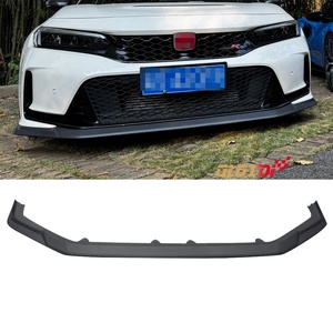 Pour Honda Civic 11ème génération FL5 Type R V Style 2022-2023 Tuning automobile Lame de pare-chocs avant en carbone, Spoiler de lèvre avant, Splitter avant, Neuf - Product Image 1