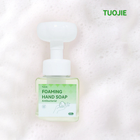 Distributeur de savon moussant pour les mains 250 ml – Flacon antibactérien pour lavage des mains en mousse douce, idéal pour la maison, la salle de bain et l'hôtel