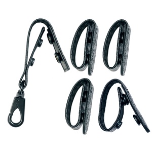 Cinturón de servicio con doble broches (Juego de 4) + <span class=keywords><strong>1</strong></span> portero con Clip de llave de Metal fuerte (<span class=keywords><strong>1</strong></span> paquete) - Product Image 3