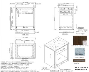 Table de Chevet Hôtelière sur Mesure, Ensemble de Chambre à Coucher, Meuble d'Hôtel, Vente en Gros Usine à <span class=keywords><strong>Prix</strong></span> Abordable - Product Image 5