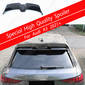 Extension de becquet arrière de style noir brillant A3 8V pour Audi A3 8V Hatchback 2021 - Product Image 1