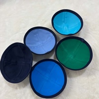 Kippa en coton Yihaoyi en gros, logo brodé personnalisé, fabriquée en usine, chapeau juif pour mariage juif, Bar Mitzvah, cadeau