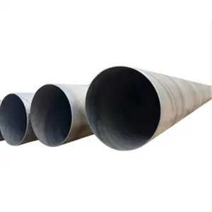 Acier au carbone soudé en spirale de grand diamètre soudé API 5L x42 x52 x56 x60 tuyau en acier au carbone pour tuyau de tubage de puits d'eau