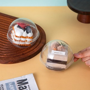 Boîte à gâteau sphérique transparente en PET de qualité alimentaire Mickey Minnie du 1er juin et conteneur portable pour salade/mélange de fruits et pâtisseries - Product Image 2